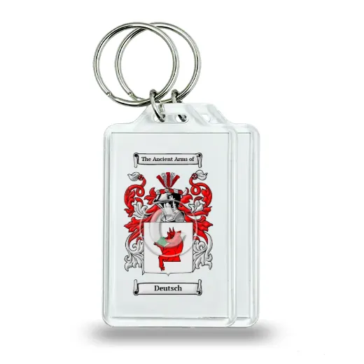 Deutsch Pair of Keychains