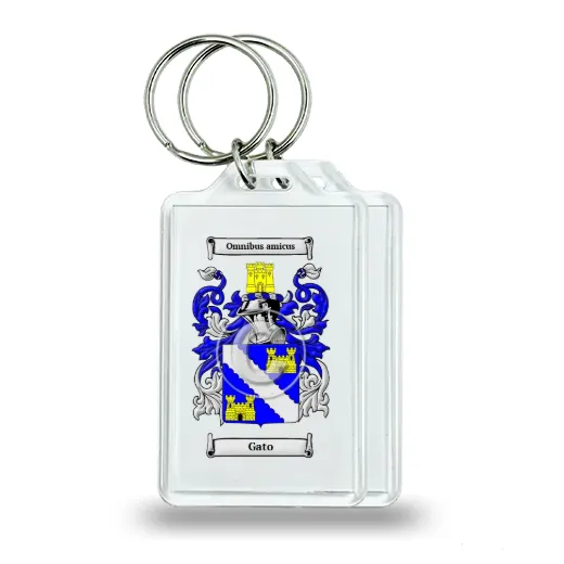 Gato Pair of Keychains