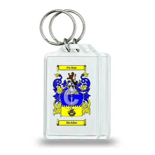 McAfee Pair of Keychains