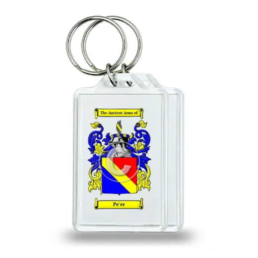 Pe'er Pair of Keychains