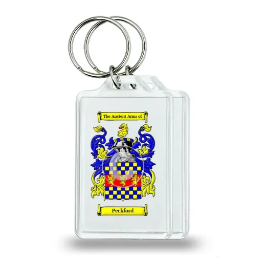 Peckford Pair of Keychains