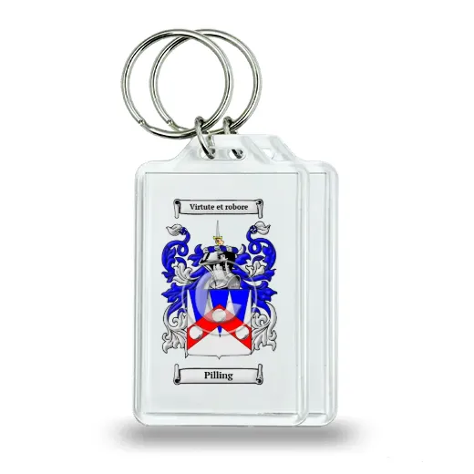 Pilling Pair of Keychains