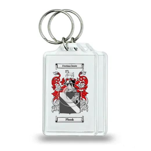 Plunk Pair of Keychains