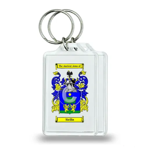 Sicilia Pair of Keychains