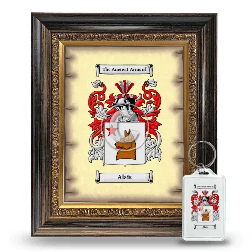 Alais Framed Coat of Arms and Keychain - Heirloom