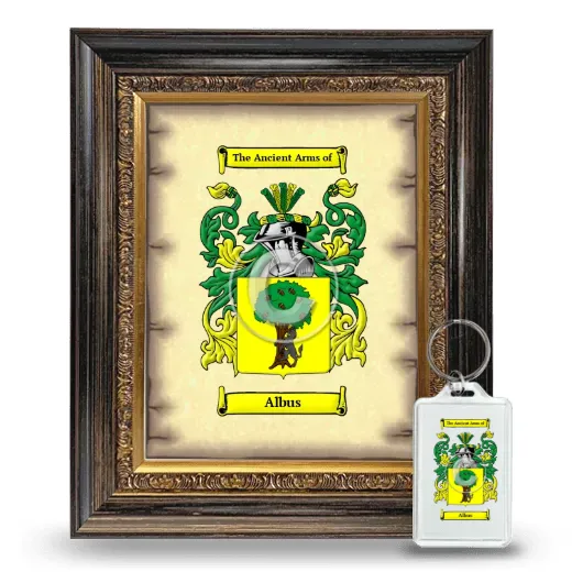 Albus Framed Coat of Arms and Keychain - Heirloom