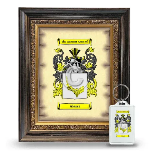 Alessi Framed Coat of Arms and Keychain - Heirloom