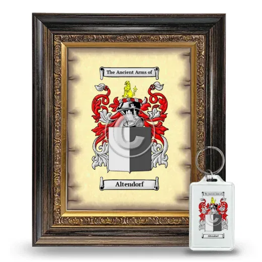 Altendorf Framed Coat of Arms and Keychain - Heirloom