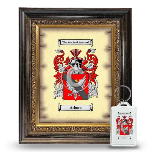 Arbore Framed Coat of Arms and Keychain - Heirloom