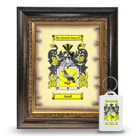Arrel Framed Coat of Arms and Keychain - Heirloom