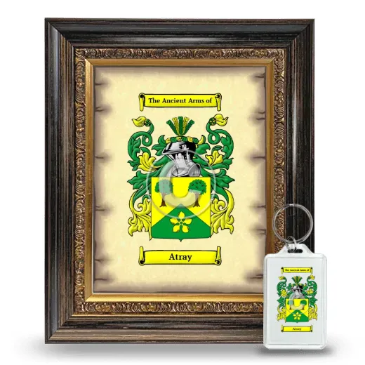 Atray Framed Coat of Arms and Keychain - Heirloom