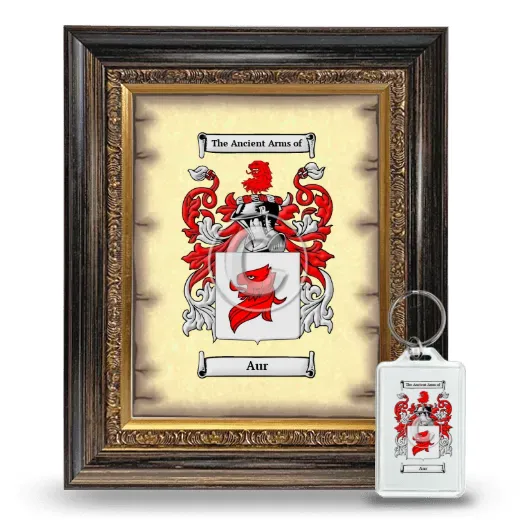 Aur Framed Coat of Arms and Keychain - Heirloom