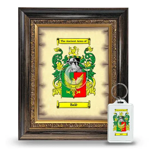 Balè Framed Coat of Arms and Keychain - Heirloom