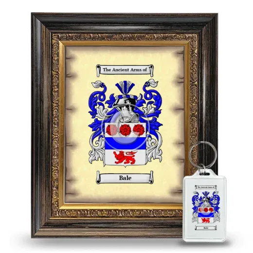 Bale Framed Coat of Arms and Keychain - Heirloom