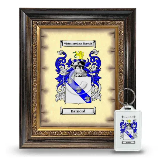 Barnord Framed Coat of Arms and Keychain - Heirloom