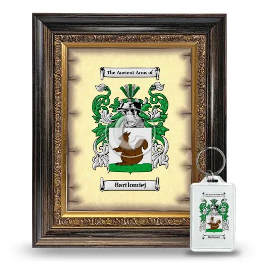 Bartlomiej Framed Coat of Arms and Keychain - Heirloom