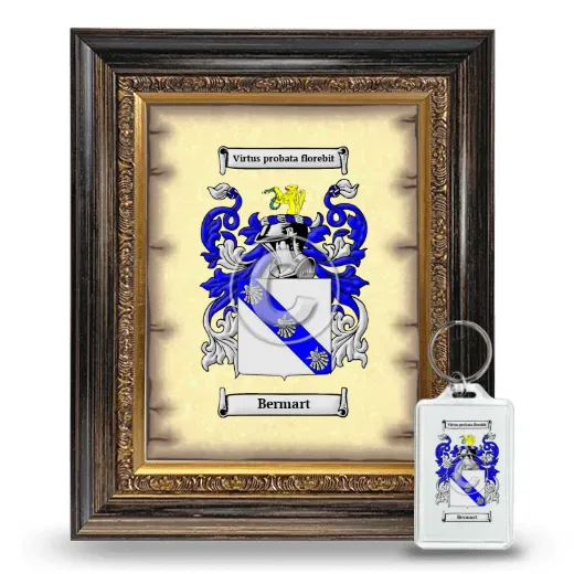 Bermart Framed Coat of Arms and Keychain - Heirloom
