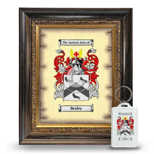 Bexley Framed Coat of Arms and Keychain - Heirloom