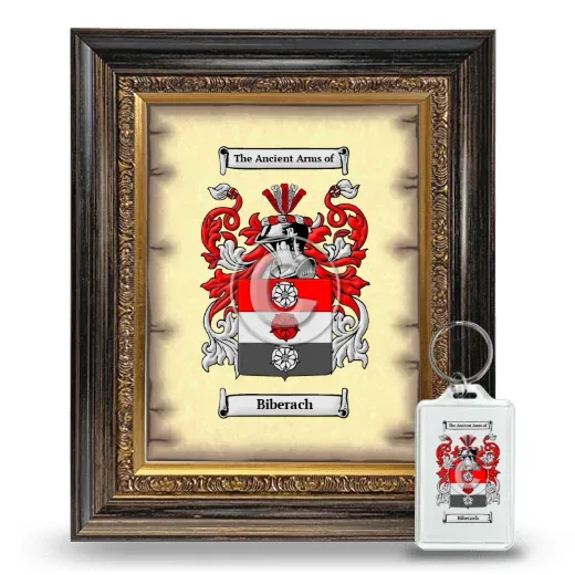 Biberach Framed Coat of Arms and Keychain - Heirloom