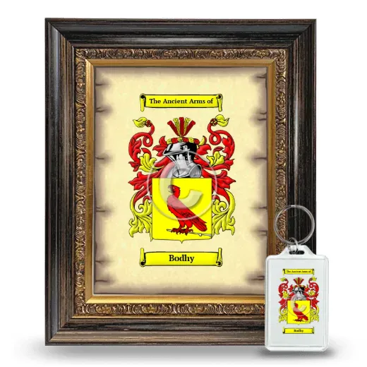 Bodhy Framed Coat of Arms and Keychain - Heirloom
