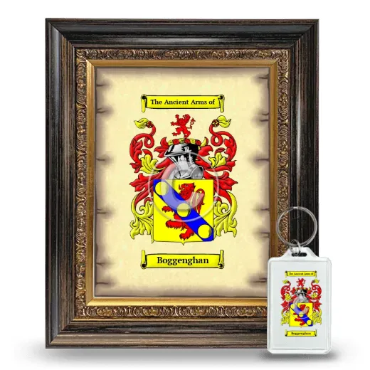 Boggenghan Framed Coat of Arms and Keychain - Heirloom