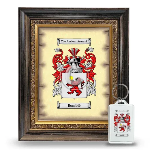 Bomblé Framed Coat of Arms and Keychain - Heirloom