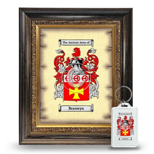 Branwyn Framed Coat of Arms and Keychain - Heirloom