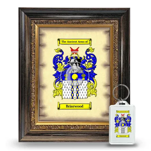 Briarwood Framed Coat of Arms and Keychain - Heirloom