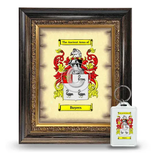 Buyers Framed Coat of Arms and Keychain - Heirloom