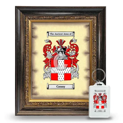 Canny Framed Coat of Arms and Keychain - Heirloom