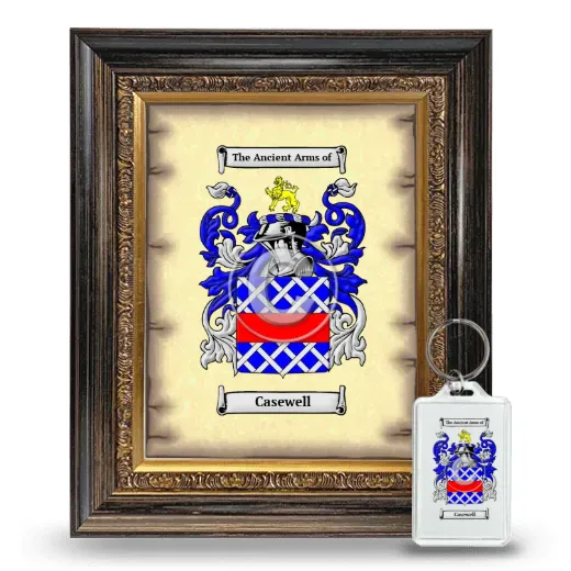 Casewell Framed Coat of Arms and Keychain - Heirloom