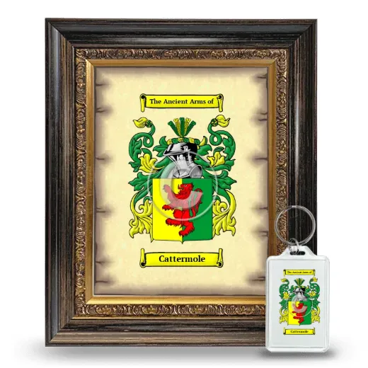 Cattermole Framed Coat of Arms and Keychain - Heirloom