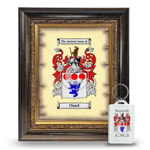 Chord Framed Coat of Arms and Keychain - Heirloom