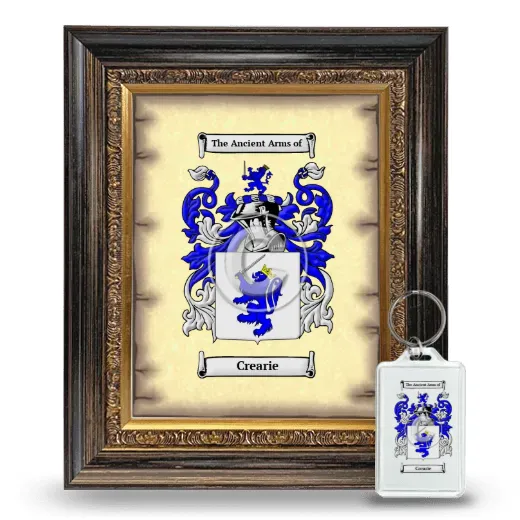 Crearie Framed Coat of Arms and Keychain - Heirloom