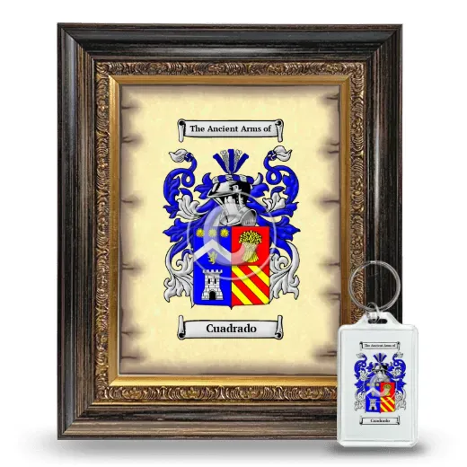 Cuadrado Framed Coat of Arms and Keychain - Heirloom