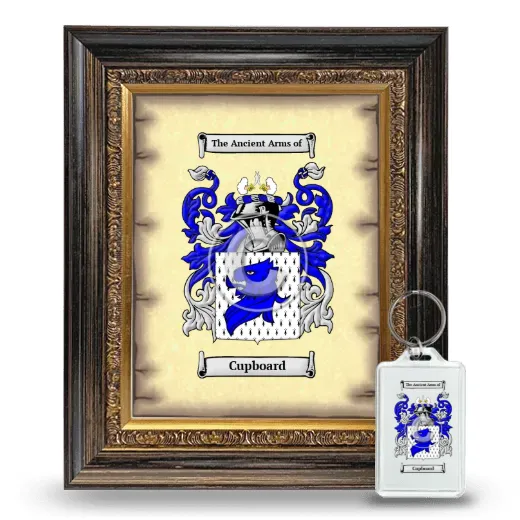 Cupboard Framed Coat of Arms and Keychain - Heirloom