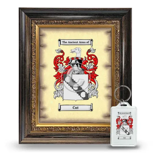 Cut Framed Coat of Arms and Keychain - Heirloom