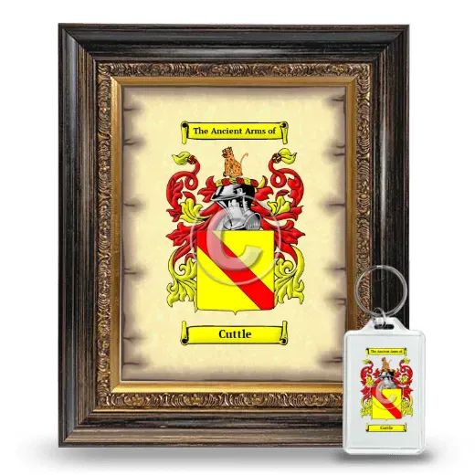 Cuttle Framed Coat of Arms and Keychain - Heirloom