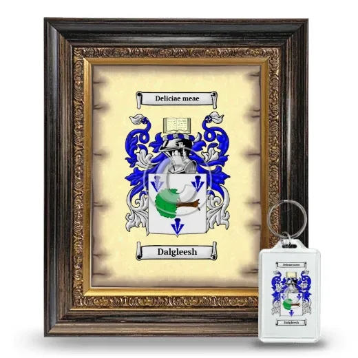 Dalgleesh Framed Coat of Arms and Keychain - Heirloom
