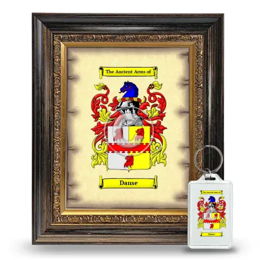 Danse Framed Coat of Arms and Keychain - Heirloom
