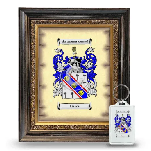 Dawe Framed Coat of Arms and Keychain - Heirloom