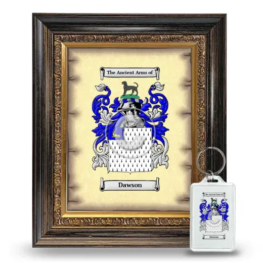Dawson Framed Coat of Arms and Keychain - Heirloom