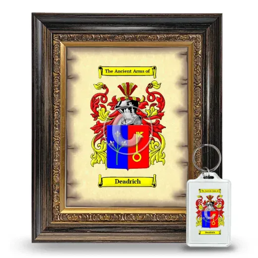 Deadrich Framed Coat of Arms and Keychain - Heirloom