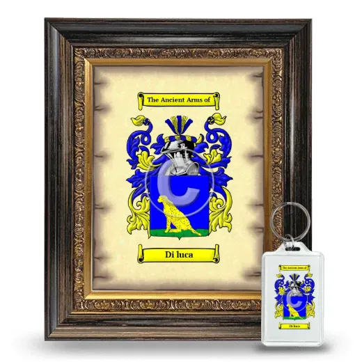 Di luca Framed Coat of Arms and Keychain - Heirloom