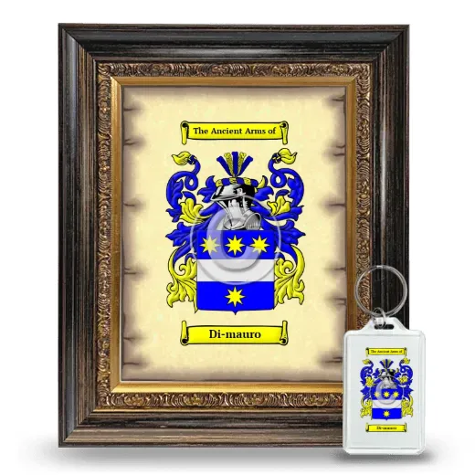 Di-mauro Framed Coat of Arms and Keychain - Heirloom