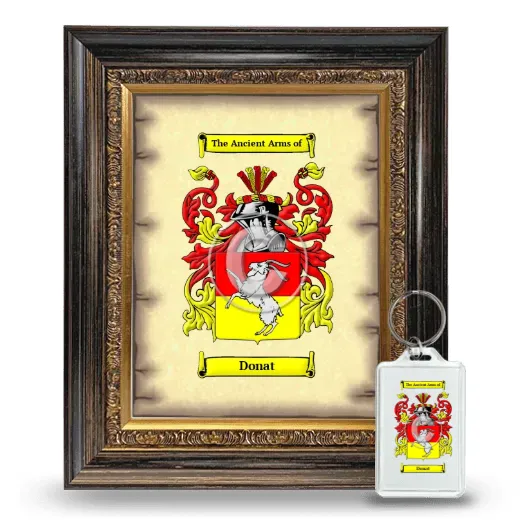 Donat Framed Coat of Arms and Keychain - Heirloom