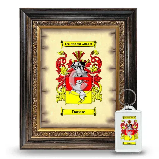 Donate Framed Coat of Arms and Keychain - Heirloom