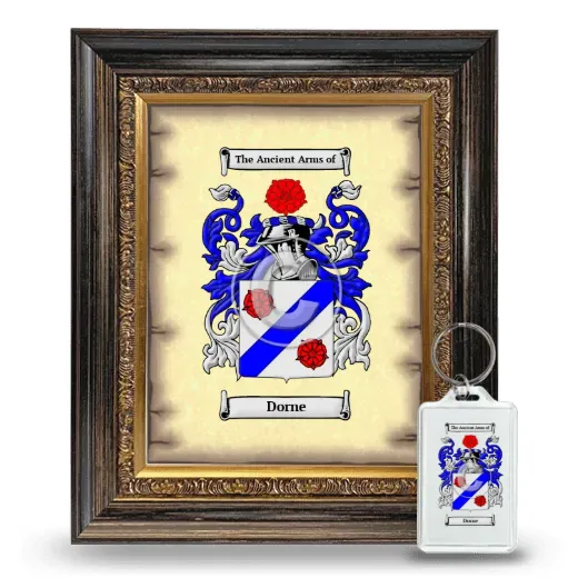 Dorne Framed Coat of Arms and Keychain - Heirloom