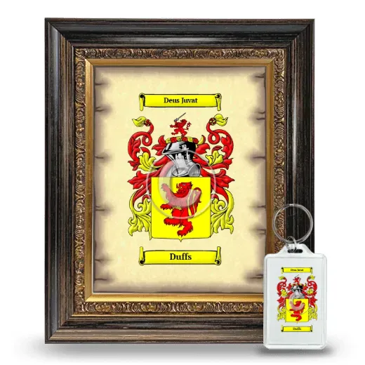 Duffs Framed Coat of Arms and Keychain - Heirloom