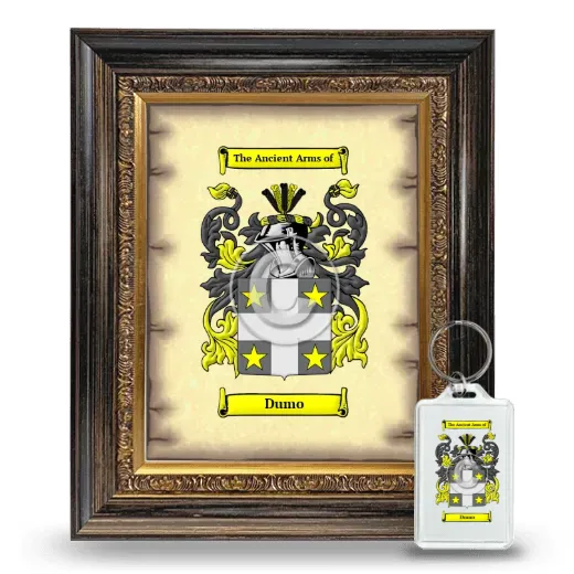 Dumo Framed Coat of Arms and Keychain - Heirloom